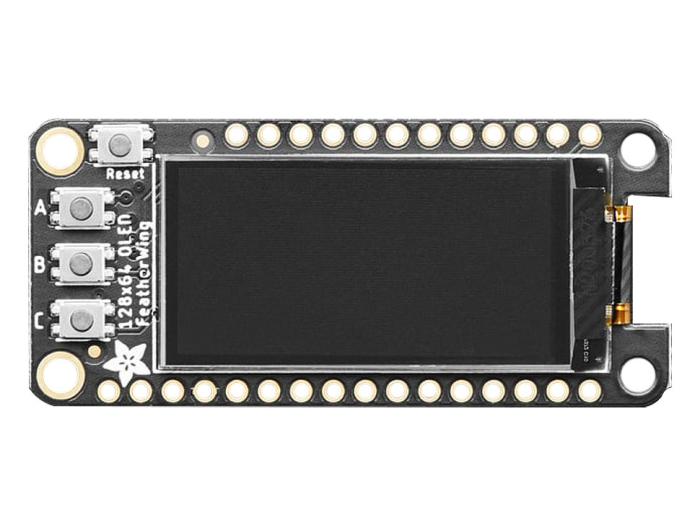 FeatherWing OLED - 128x64px @ electrokit (1 av 8)