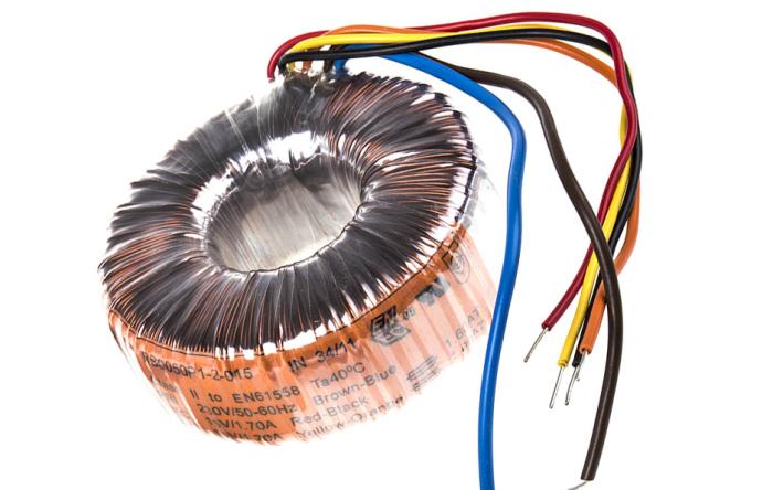 Ringkärnetrafo 50VA 2 x 15V / 2 x 1.66A @ electrokit (1 av 1)