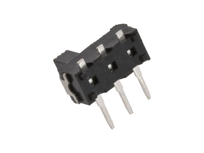 Skjutomkopplare 1-pol on-on PCB 2.54mm vinklad @ electrokit (2 av 2)