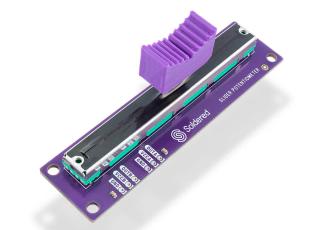 Skjutpotentiometer-modul 10k 86mm @ electrokit
