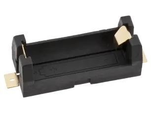 Batterihållare 1x 2/3AA CR123A PCB SMD @ electrokit