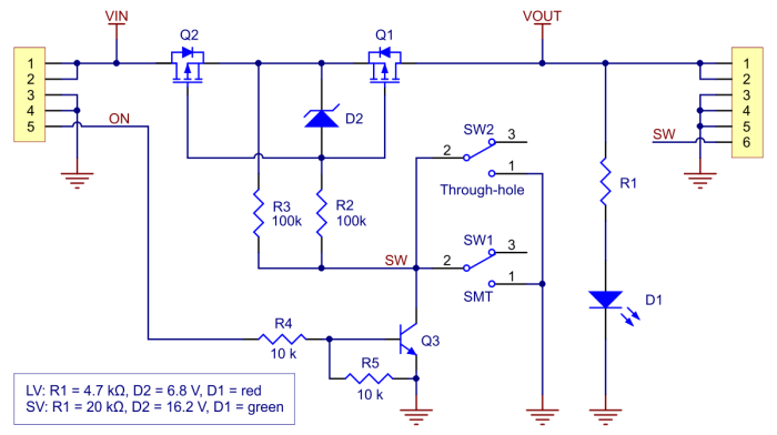 Electronic switch 4.5V - 40V 2A @ electrokit (5 of 5)