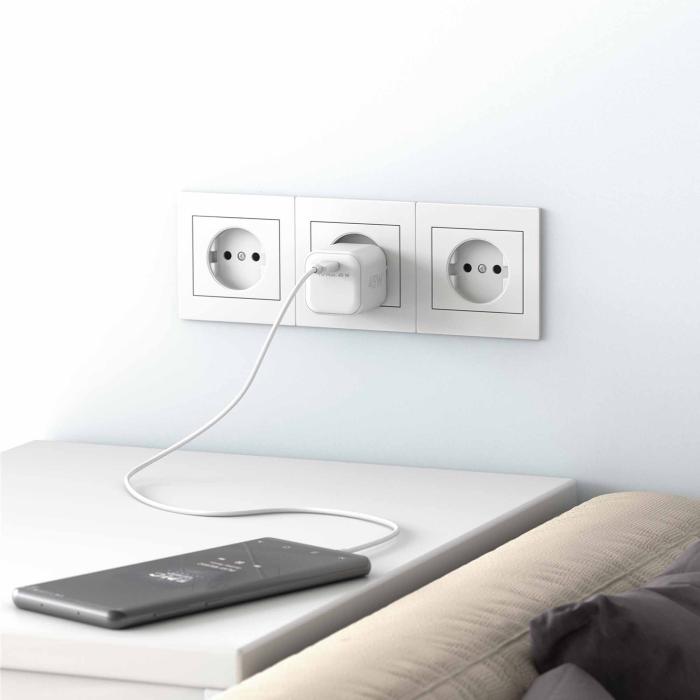 USB-C PD GaN laddare 45W vit @ electrokit (4 av 4)