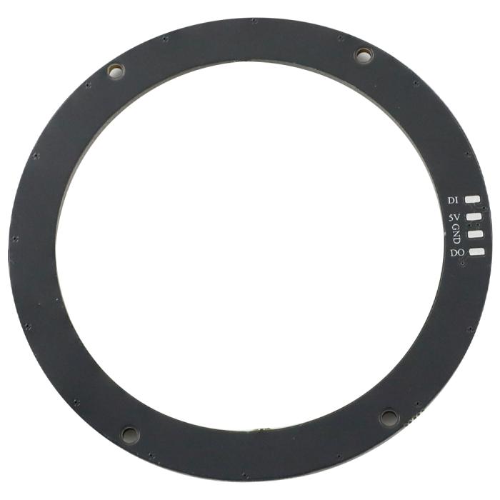 Adresserbar RGB LED-ring med 16 LED ø60mm - WS2812 @ electrokit (2 av 2)