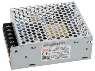 Switchat nätaggregat ±13.5V ±1.3A 35W Mean Well RD-35-13 @ electrokit
