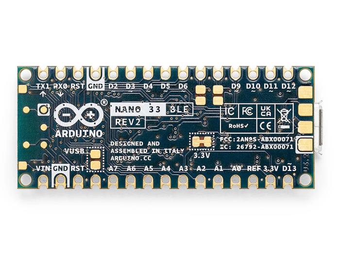 Arduino Nano 33 BLE REV2 @ electrokit (3 av 5)