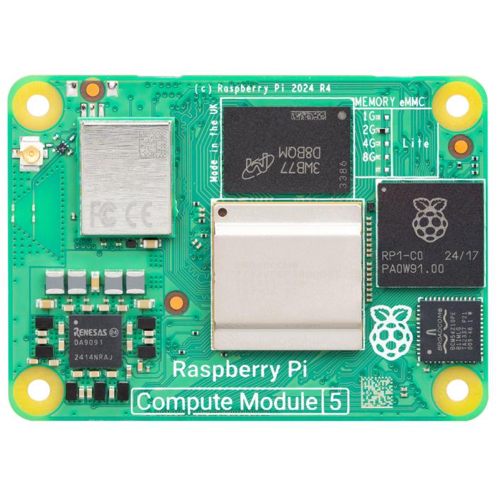 Raspberry Pi Compute Module 5 - 8GB + 32GB CM5 @ electrokit (1 av 3)