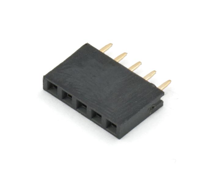 Female header 2.54mm 1x5p @ electrokit (1 of 1)