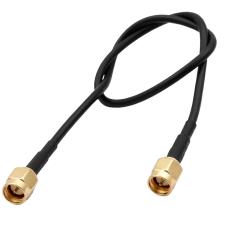 Kabel SMA-hane till SMA-hane RG-174 0.3m @ electrokit