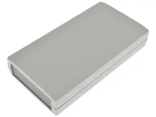 Apparatlåda 150x80x30mm grå @ electrokit