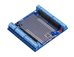 Proto-Screwshield kit för Arduino UNO R3 / R4 @ electrokit