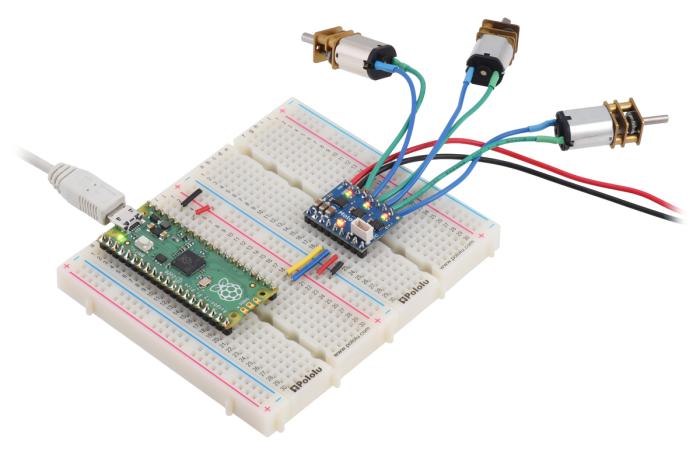Motoron M3T453 Triple I²C Motor Controller @ electrokit (6 av 6)