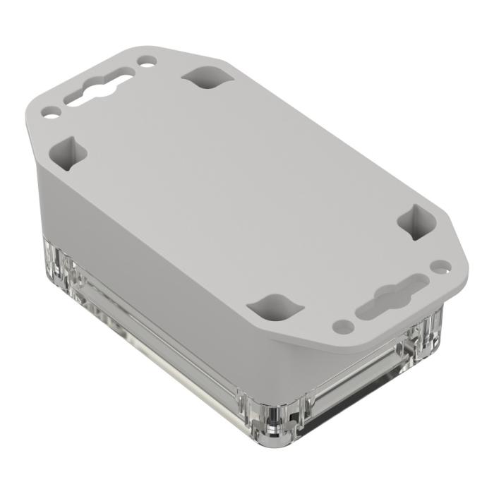 Enclosure 90x60x40mm clear lid ABS IP65 @ electrokit (3 of 4)