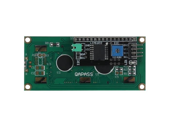 LCD 2x16 tecken vit/blå I2C 5V @ electrokit (3 av 4)