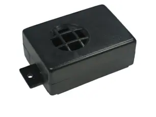 Apparatlåda högtalaröppning 72x50x28mm med fläns @ electrokit