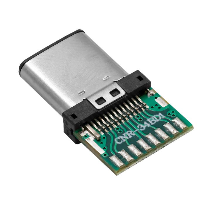 USB-C hane monterad på kort för USB3.1 @ electrokit (2 av 3)