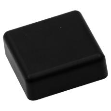 Topp för tryckknapp 12x12mm - svart @ electrokit