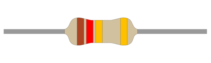 Resistor carbon film 0.25W 1.2ohm (1R2) @ electrokit (1 of 1)