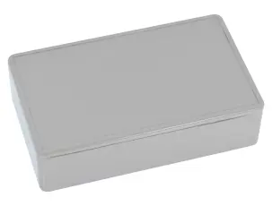 Apparatlåda PC001 100x60x25mm grå @ electrokit