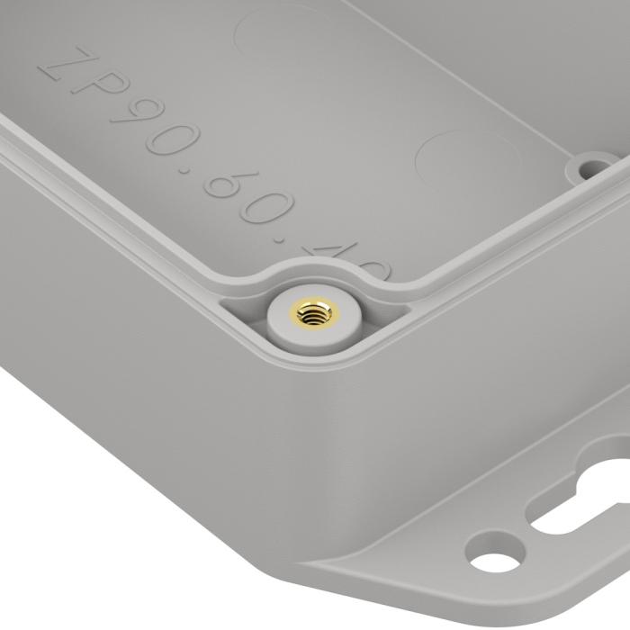 Enclosure 90x60x40mm clear lid ABS IP65 @ electrokit (4 of 4)