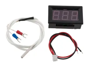 Panelinstrument temperatur -30...+800°C K-typ M6 @ electrokit