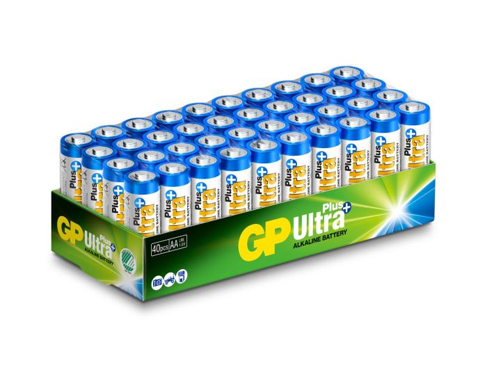 Batteri 1.5V LR6 / AA GP Ultra Plus 40-pack @ electrokit (1 av 2)