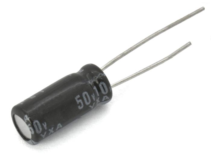 El.lyt 1uF 50V 105C ø5x11mm @ electrokit (1 av 1)