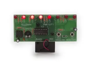 Rinnande ljus 8 LED - byggsats @ electrokit