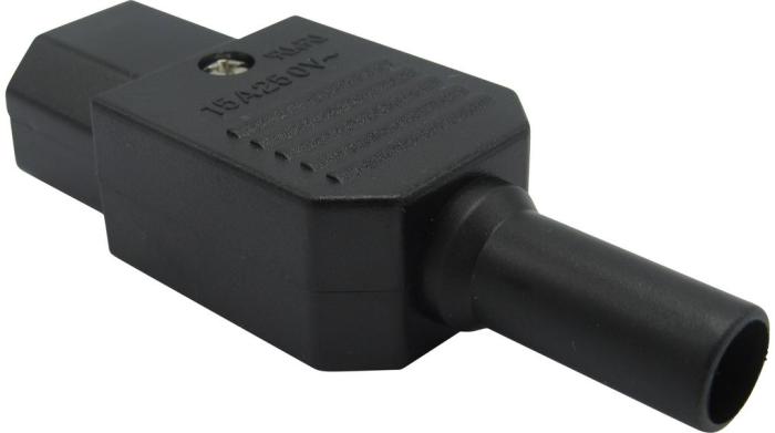 Mains connector IEC C13 10A 250VAC @ electrokit (2 of 3)