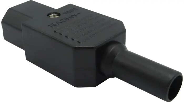 Apparatkontakt C13 10A 250VAC @ electrokit (2 av 3)