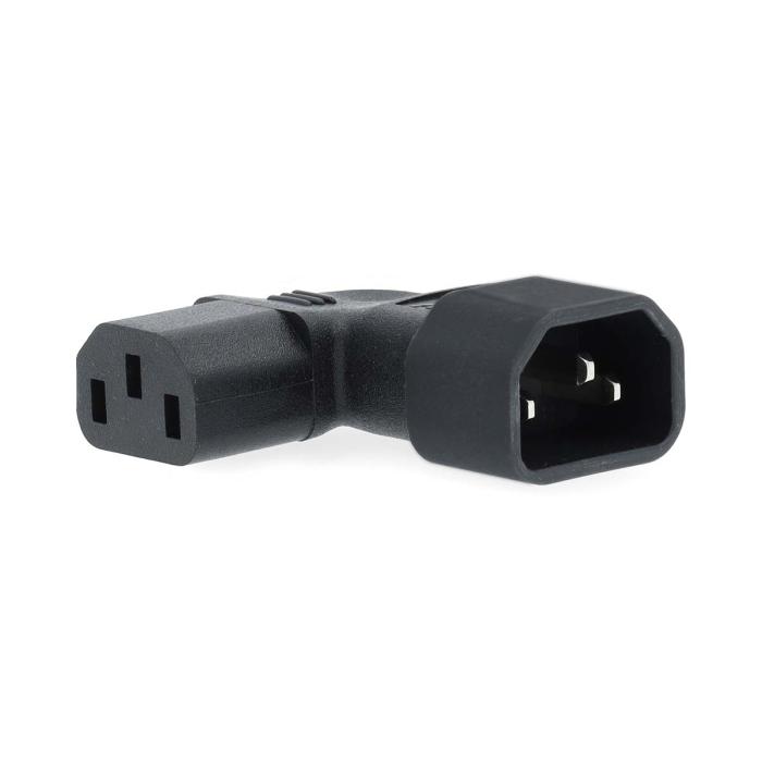 C14 till C13-adapter vinkel sida @ electrokit (1 av 4)