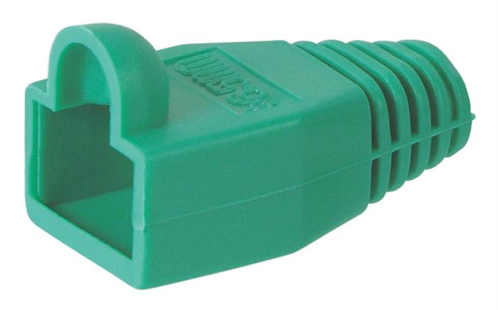 Böjskydd för RJ45-kontakter - grön @ electrokit (1 av 1)