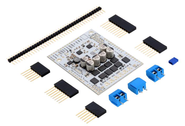 Pololu Dual G2 High-Power Motor Driver 18v22 Shield for Arduino @ electrokit (2 av 13)