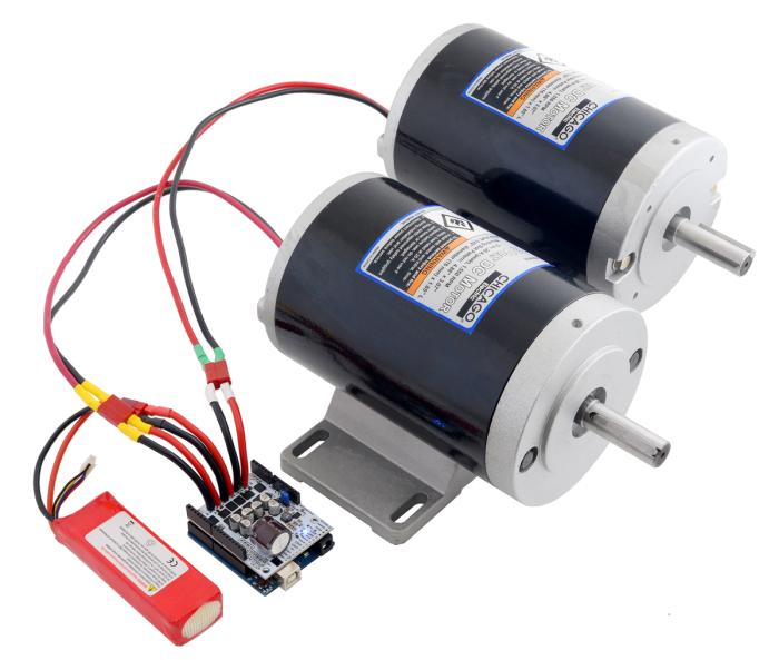 Pololu Dual G2 High-Power Motor Driver 18v22 Shield for Arduino @ electrokit (3 av 13)