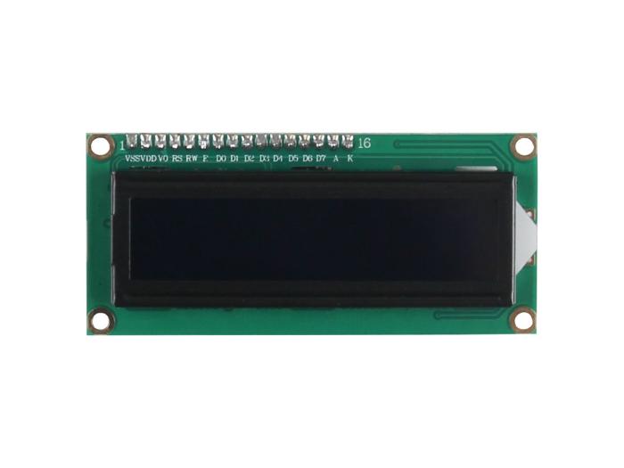 LCD 2x16 tecken vit/blå I2C 5V @ electrokit (4 av 4)