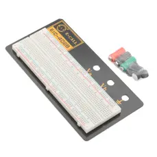 Breadboard 840 conn. on a board @ electrokit