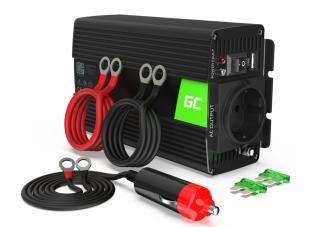 DC/AC Inverter 12VDC to 230VAC 300W pure sine @ electrokit