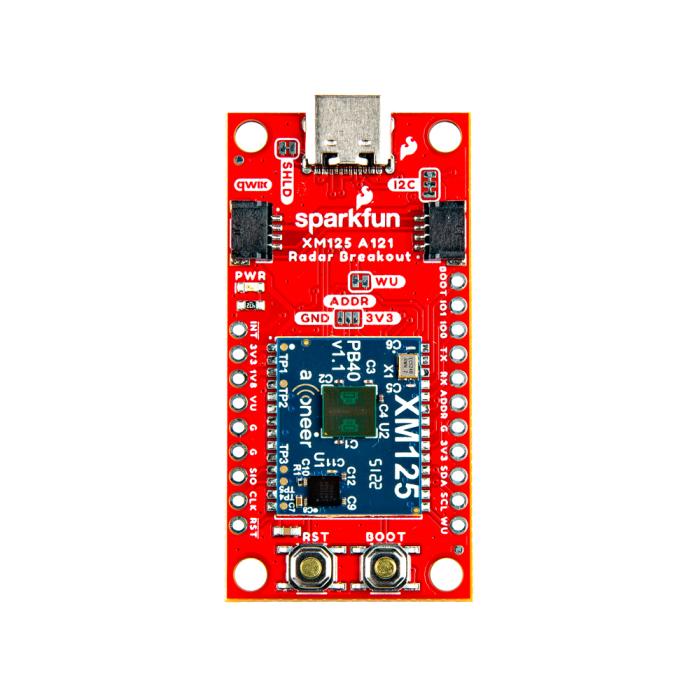 Radarsensor Acconeer XM125 monterad på kort @ electrokit (2 av 3)