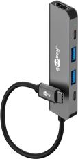 USB-C dockningsstation och Hub med HDMI 5Gbit/s @ electrokit