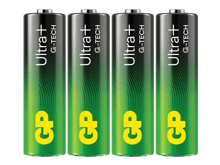 AA / LR6 alkaline battery GP Ultra Plus 4-pack @ electrokit (1 of 2)