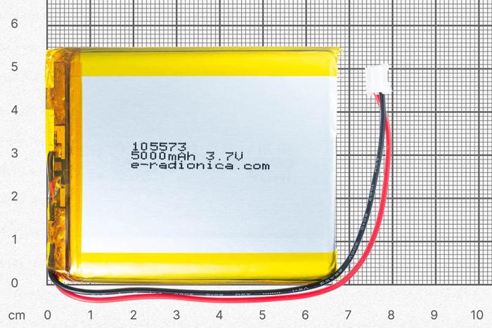 Batteri LiPo 3.7V 5000mAh - JST-PH @ electrokit (3 av 3)