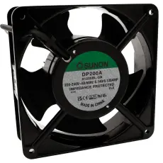 Fläkt 120x120x38mm 230VAC 45dBA 165m³/h @ electrokit