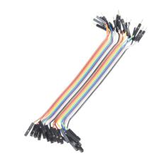 Kopplingskabel 20-pol 15cm med dupont hona/hane @ electrokit
