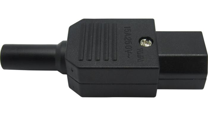Mains connector IEC C13 10A 250VAC @ electrokit (3 of 3)