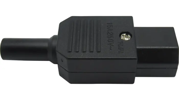 Apparatkontakt C13 10A 250VAC @ electrokit (3 av 3)