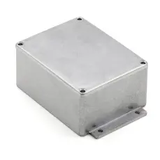 Aluminiuml&aring;da gjuten med fl&auml;ns 114x89x55mm IP66 @ electrokit