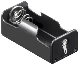 Batterihållare 1x C lödanslutning @ electrokit