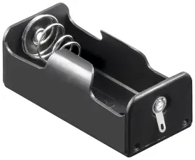 Batterihållare 1x C lödanslutning @ electrokit