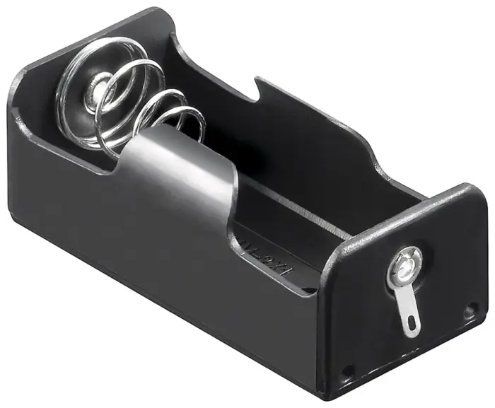 Batterihållare 1x C lödanslutning @ electrokit (1 av 1)