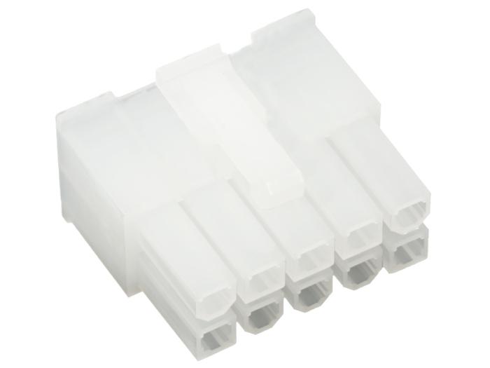 Contact housing Mini-Fit Jr female 2x5p @ electrokit (1 of 1)